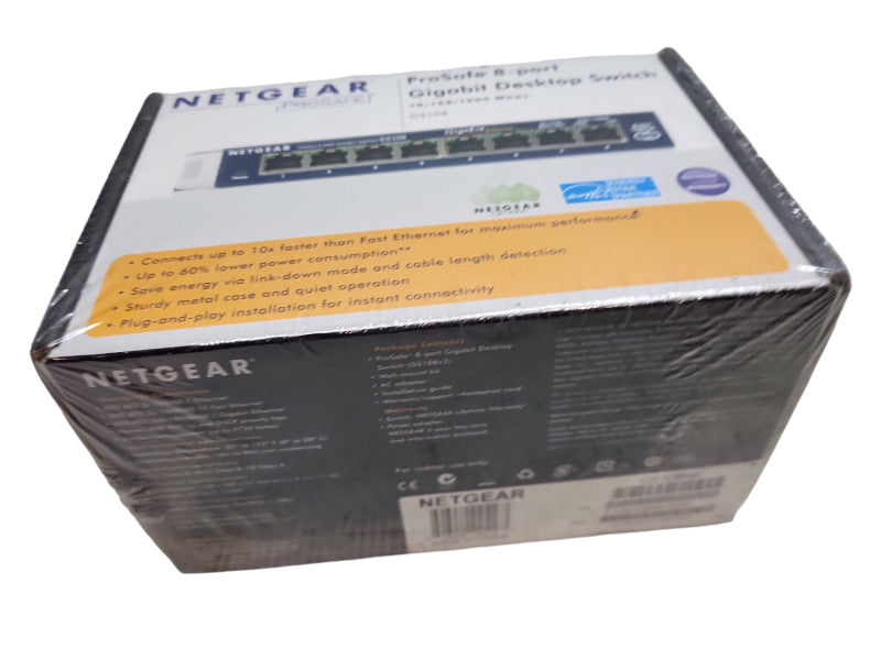 NETGEAR 8-Port Gigabit Ethernet Unmanaged Switch (GS108) &