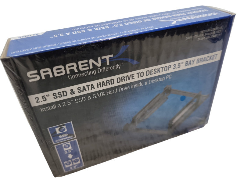 Sabrent 3.5â-Two SSD/2.5â HDD Bay Drives Bay Converter Adapter BK-HDDH &