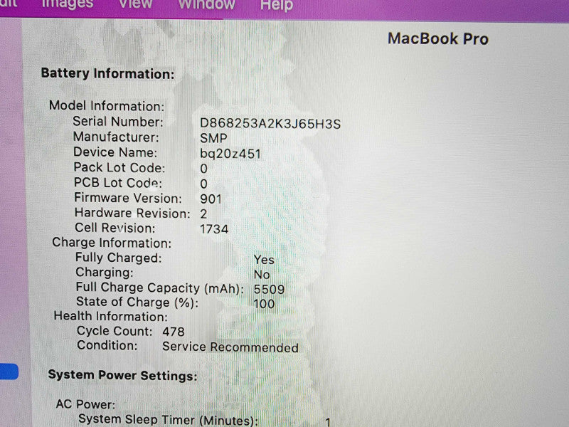 Apple Macbook Pro 2018 15\\" Core i7-8750H @ 2.2GHz 16GB DDR4 250GB SSD Radeon Pro 555X 4GB (