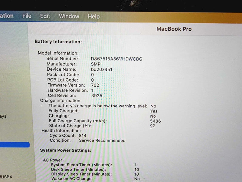 Apple Macbook Pro 2017 15\\" Core i7-7820HQ @ 2.9GHz 16GB DDR3 500GB SSD Radeon Pro 560 4GB (