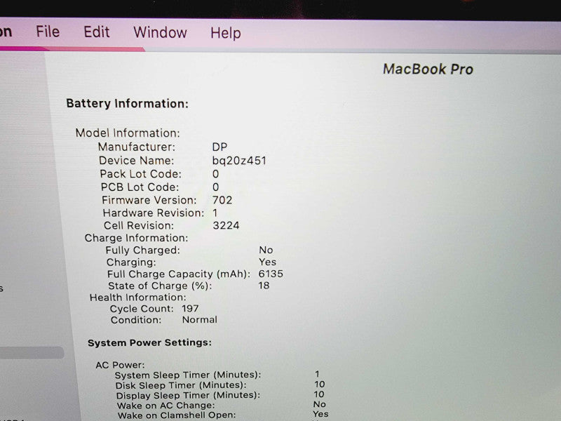 Apple Macbook Pro 2015 13\\" Core i5-5257U @ 2.7GHz 16GB DDR3 1TB SSD (