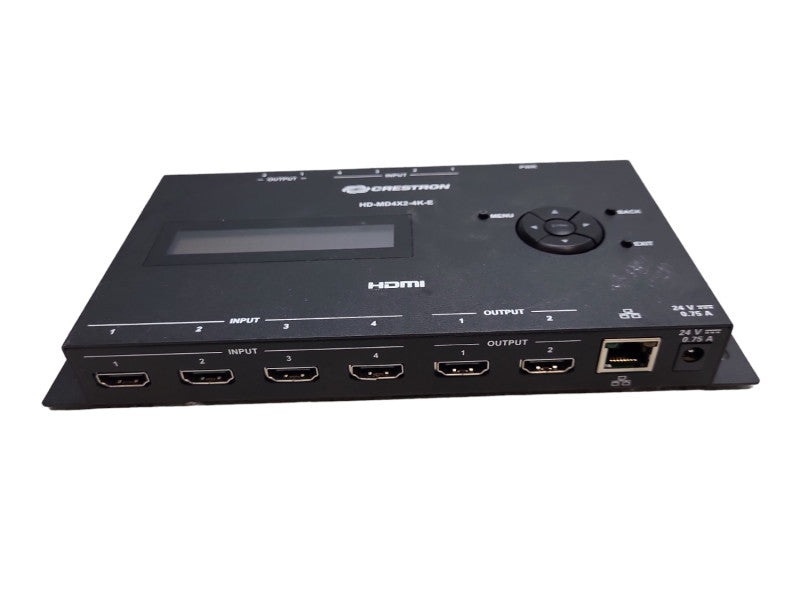 CRESTRON HD-MD4X2-4K-E HDMI MEDIA SWITCHER &
