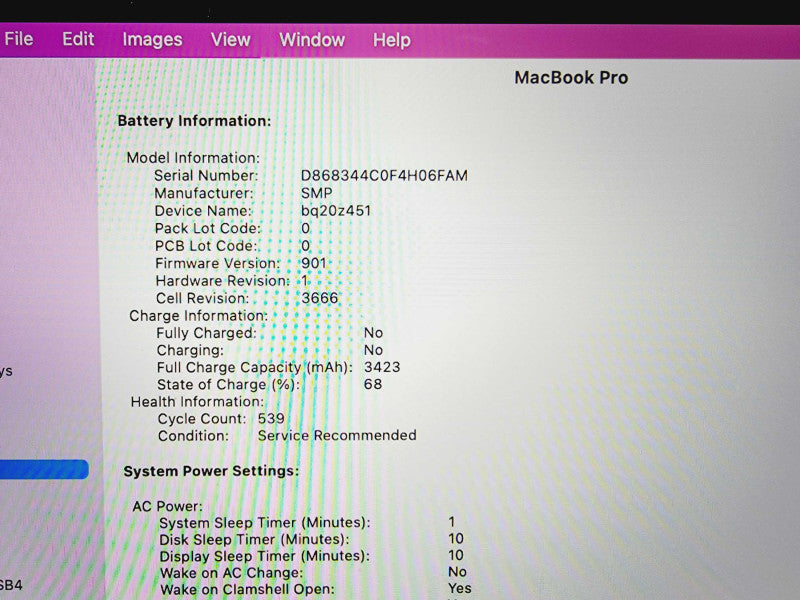 Apple Macbook Pro 2017 13\\" Core i5-7360U @ 2.3GHz 8GB DDR3 120GB SSD (