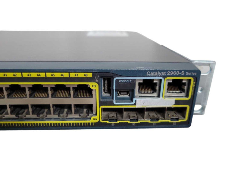 Cisco Catalyst 2960S WS-C2960S-48TS-L 48-Port Gigabit Managed Switch !