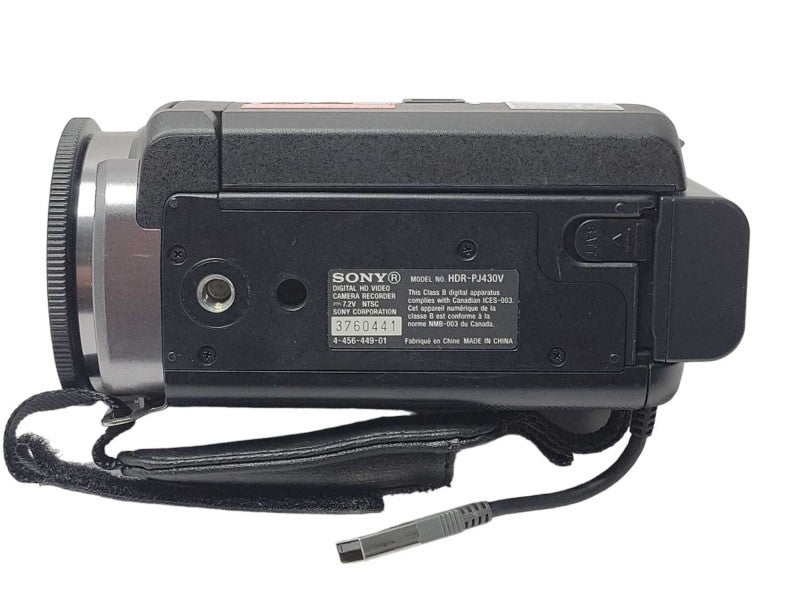 Sony Handycam HDR-PJ430V Digital Camcorder, No Charger/SD Card _