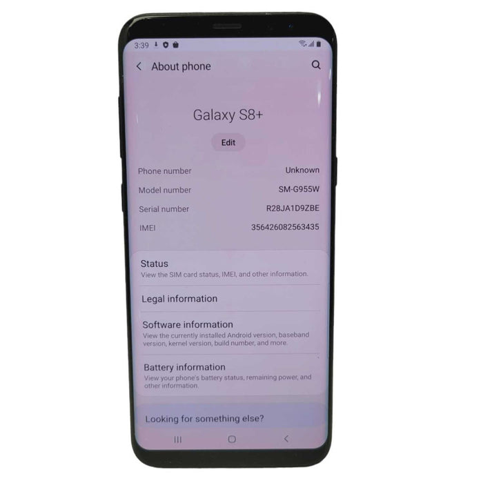 Samsung Galaxy S8+ 64GB UNLOCKED SM-G955W Plz READ  -
