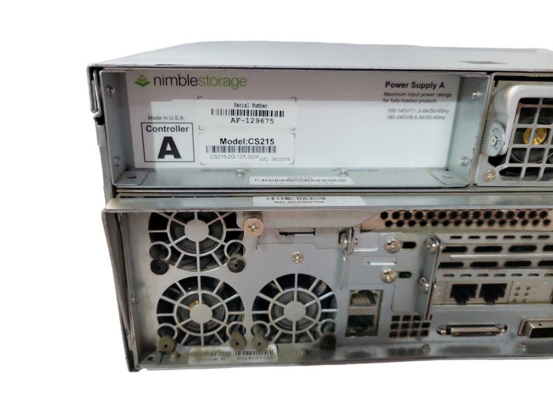 Nimble Storage CS200, CS400. ES1  2xControllers CS215  SAS Storage Array !