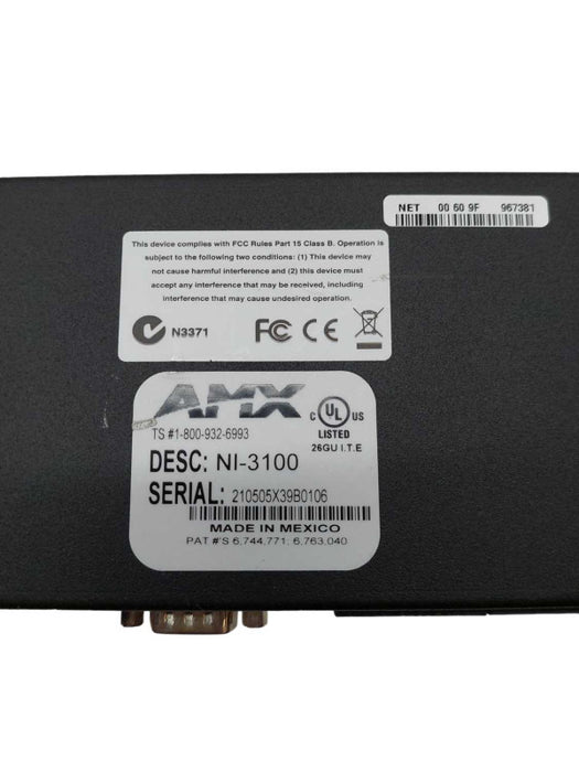 AMX Netlinx Model: NI-3100  Rack Mountable  ?