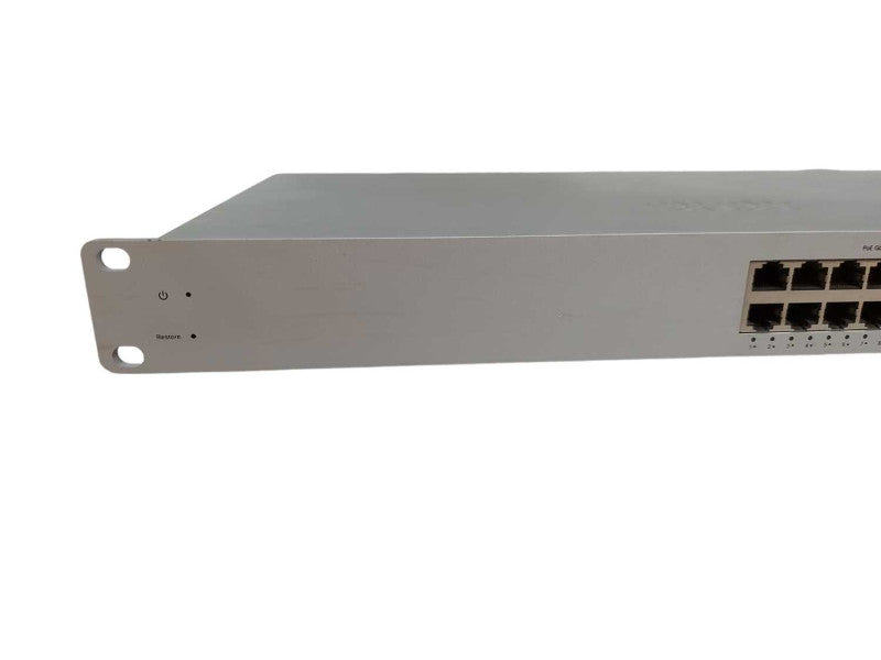 Cisco MS220-24P-HW 24x port gigabit PoE Cloud Managed Switch - UNCLAIMED #