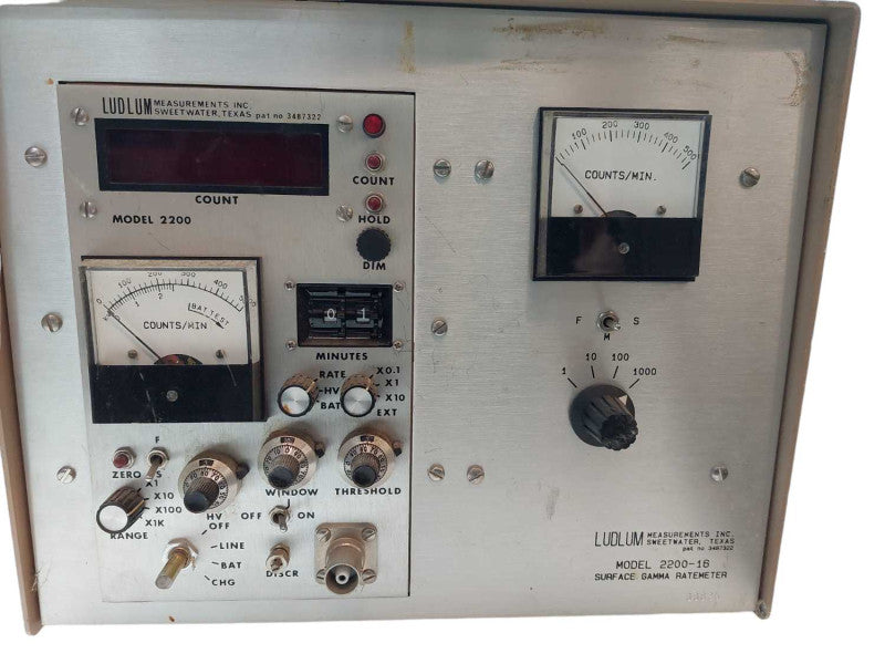Ludlum Surface Gamma Ratameter Model: 2200-16 ?