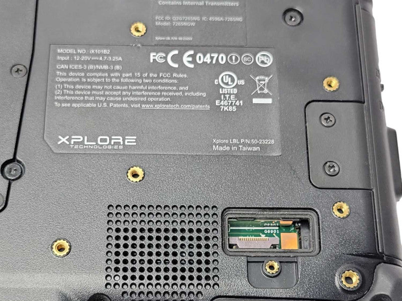 Xplore Rugged Tablet iX101B2, Core i5-5350U 1.80GHz 8GB 128GB SSD, READ _