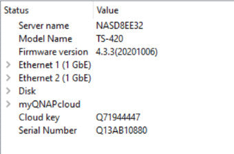 QNAP TS-420 4-Bay USB3 eSATA Network Attached Storage NAS 3x 1TB !