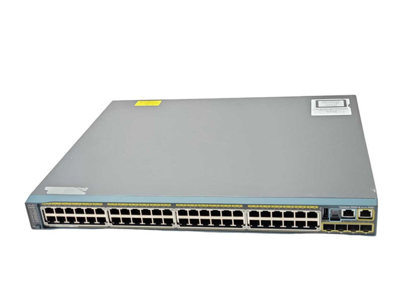 Cisco WS-C2960S-48FPS-L Catalyst 2960-S 48-Port PoE+ Network Switch Gigabit  Q_