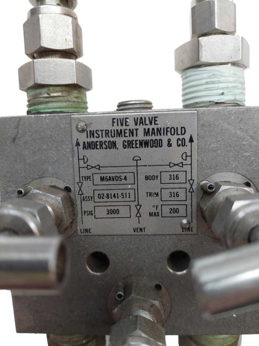 Anderson, Greenwood & Co. Five Valve Instrument Manifold  ?