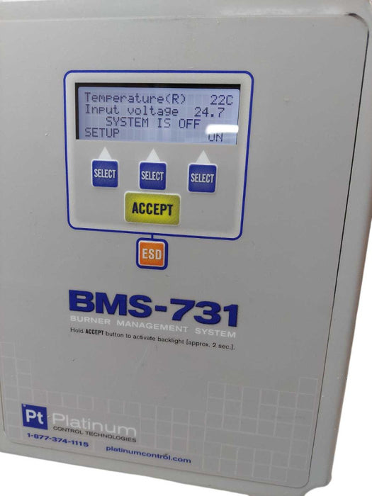 Burner Management Control System Model: BMS-731 ?