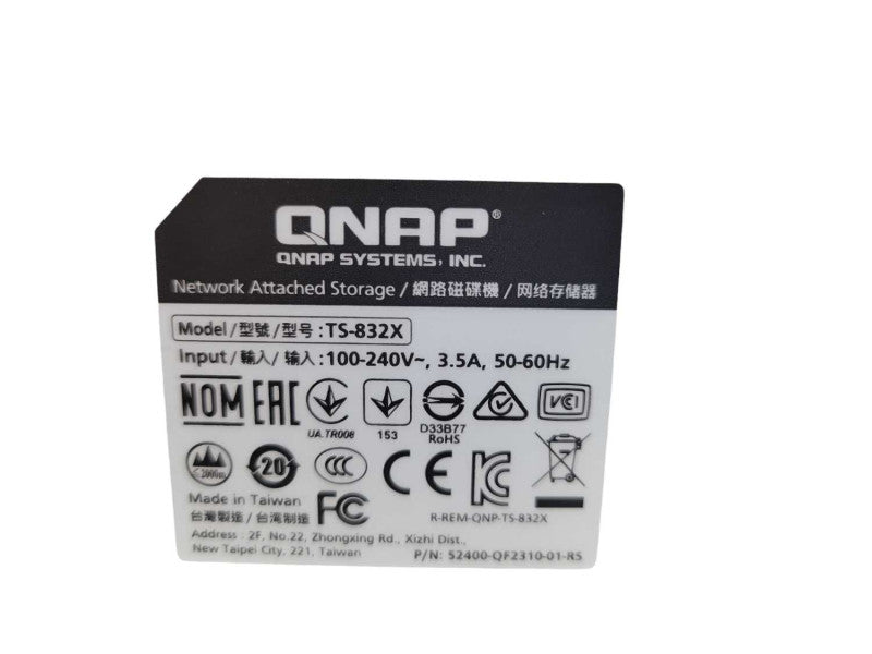 QNAP TS-832X 8-Bay 64-bit NAS %
