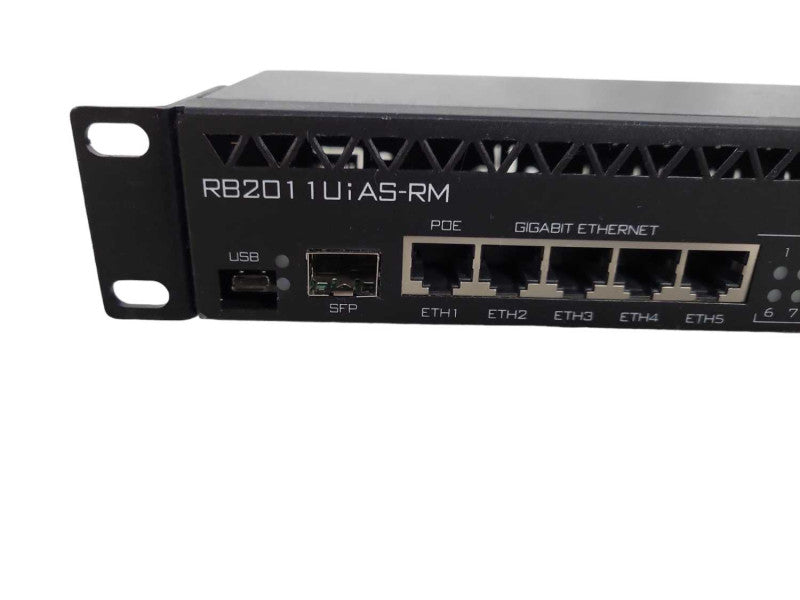 MikroTik RB2011UiAS-RM Routerboard | 5xLAN 5xGbit LAN 1xSFP | Factory Reset Q!