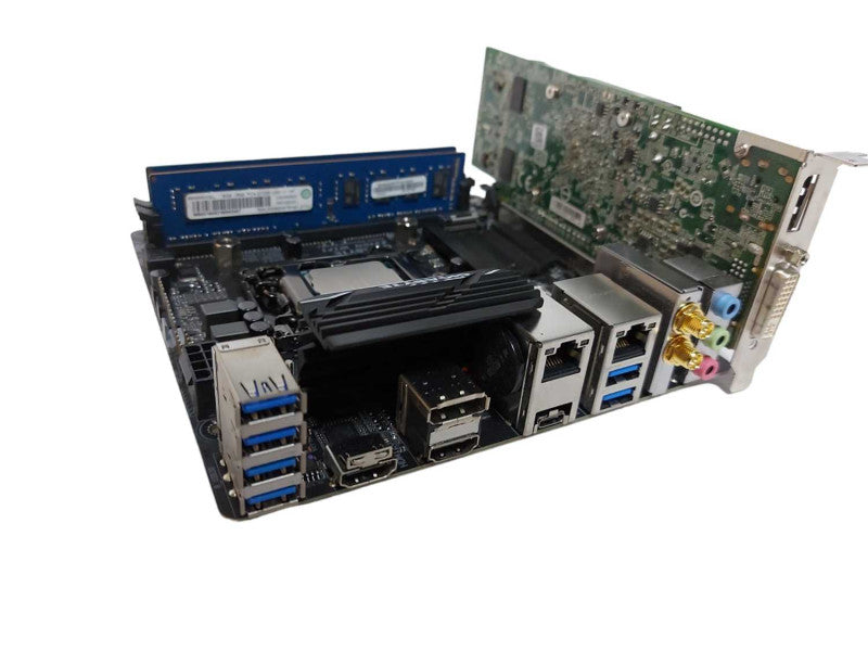 Gigabyte Z370N Wifi Core i7-8700K CPU MOBO Mini-ITX 16gb ram IO SHIELD #