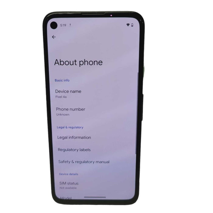 Google Pixel 4a 128GB UNLOCKED  -