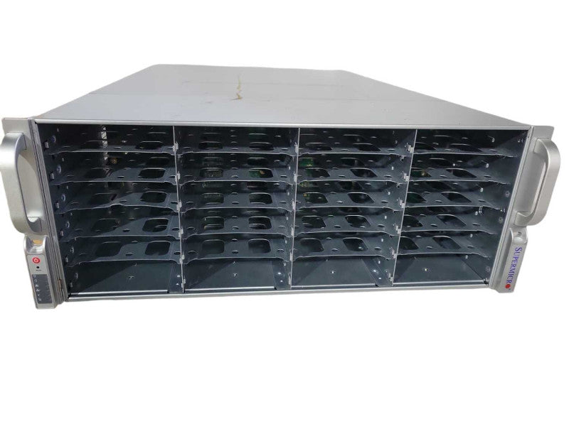 JBOD Supermicro CSE-847 4U Server Chassis, 36x 3.5\\" Bays, 2x 1400W PSU READ !