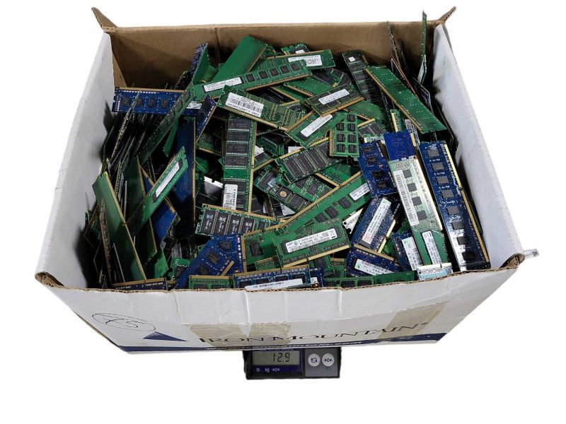 Scrap Non-Heat sink RAM/Memory 28.6lb/12.9KG AS-IS READ $