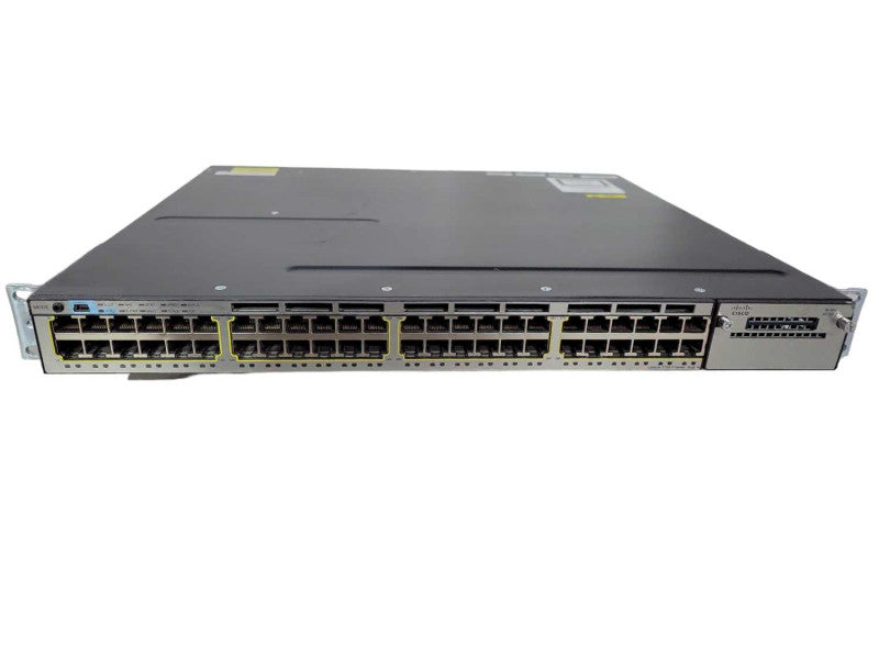 Cisco WS-C3750X-48P-L V02 Gigabit PoE+ Network Switch !