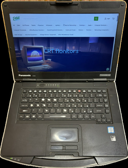 Panasonic TOUGHBOOK CF-54 Core i5-6300U@2.4GHz 8GB RAM 180GB m.2 7200Hrs READ