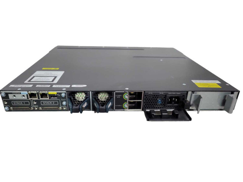 Cisco WS-C3750X-48P-L V02 Gigabit PoE+ Network Switch 10GbE Module READ  !
