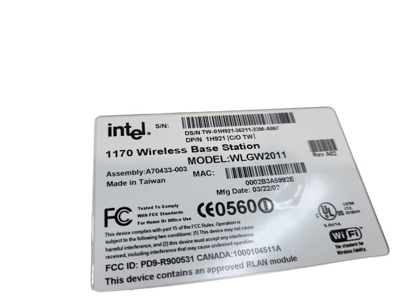 TrueMobile 1170 Wireless Base Station WLGW2011 DELL &