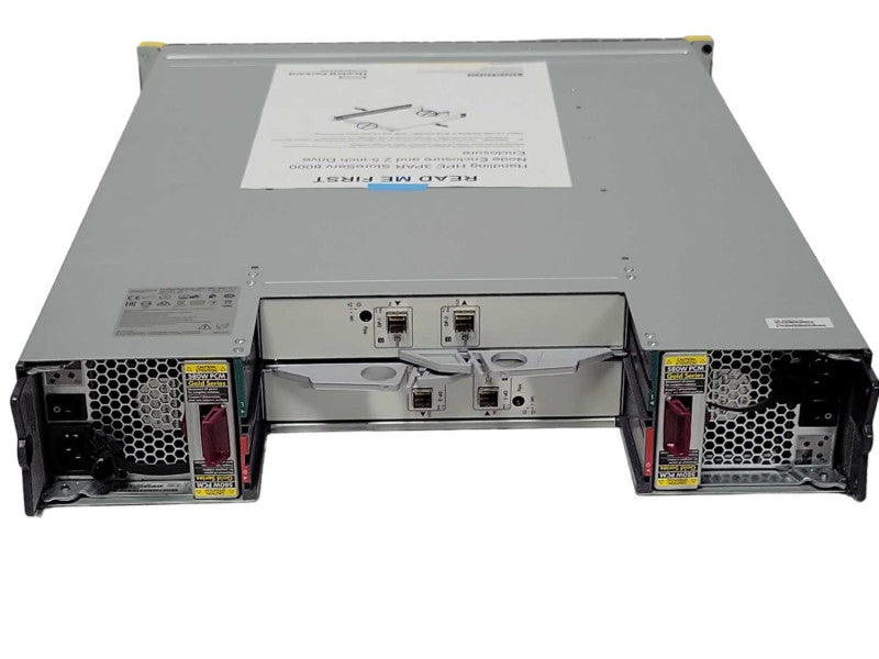 Open-Box HPE 3PAR STORESERV 8000 DRIVE ENCLOSURE 2U 24*SFF 2*PSU _