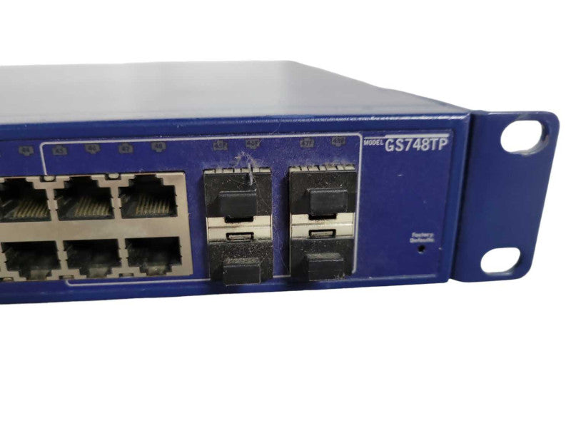 Netgear  GS748TP 48-Port Gigabit  Ethernet Smart Switch + Ears !