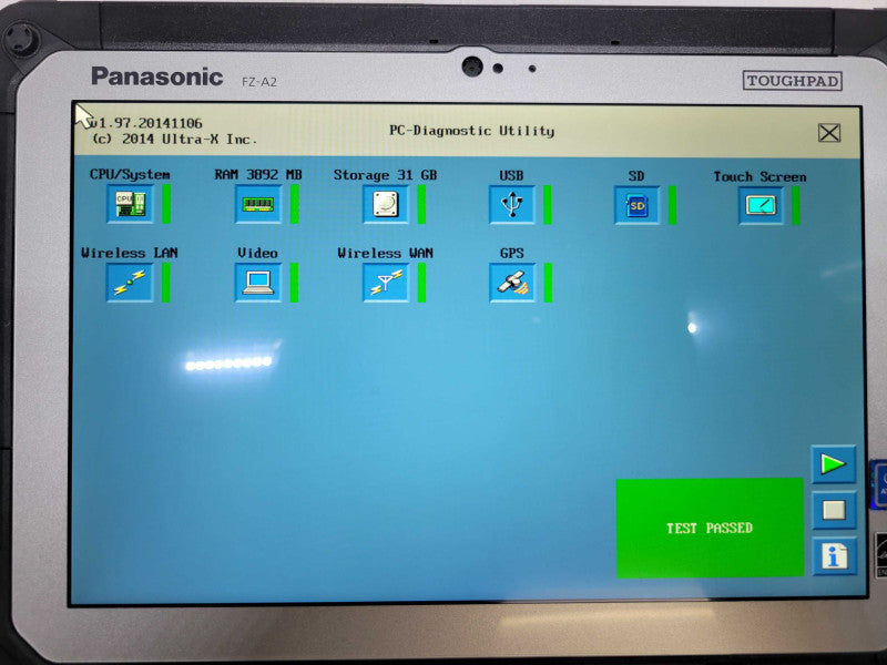 Panasonic ToughPad FZ-A2 - Intel Atom x5-Z8550 | 4GB RAM | 32GB eMMC | 0HRS Q%