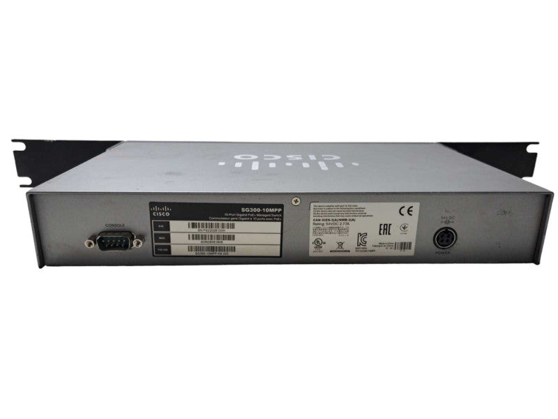 Cisco SG300-10MPP | 10 Port Gigabit PoE+ | 2x SFP Managed Ethernet Switch )