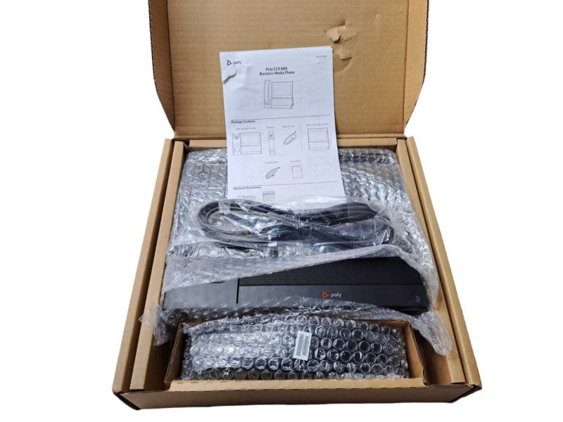 New Open Box | Polycom CCX 600 Business Media Telephone )
