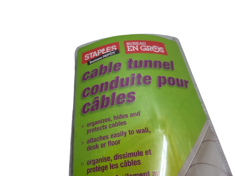 Staples Cable Tunnel -7 Cable slots -New &