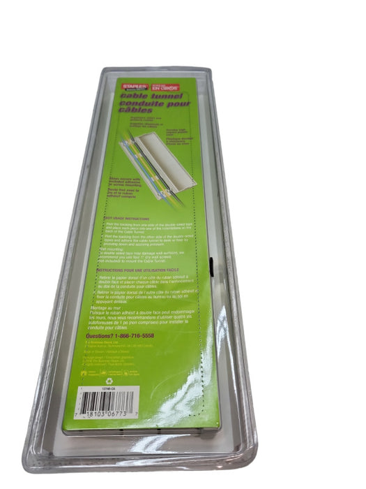 Staples Cable Tunnel -7 Cable slots -New &