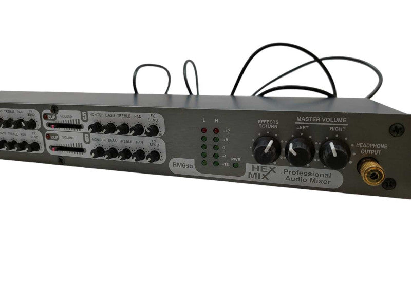 Rolls Hex Mix Professional Audio Mixer Model: RM65b  ?