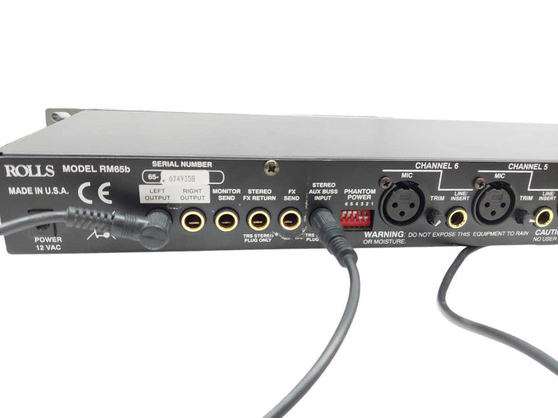 Rolls Hex Mix Professional Audio Mixer Model: RM65b  ?