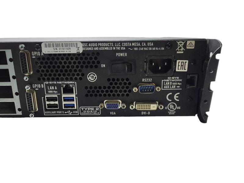 QSC Q-SYS I/O Frame 8s $