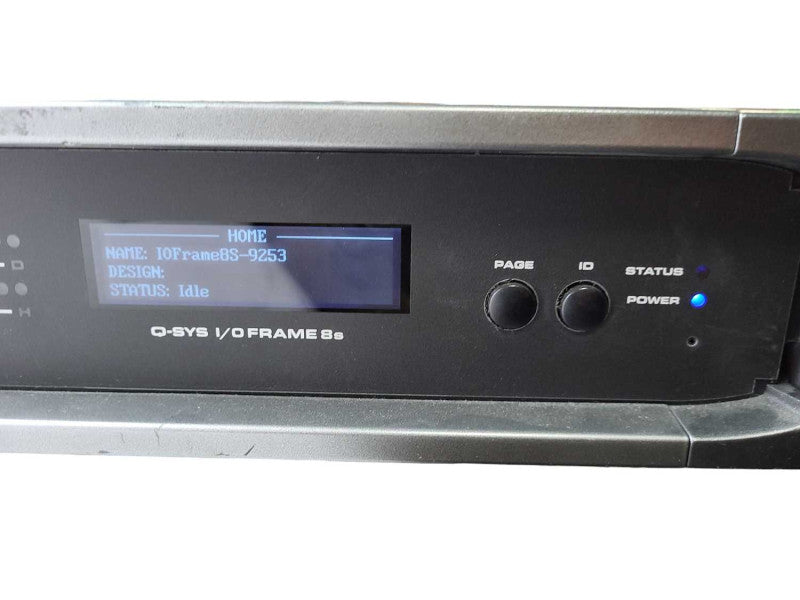 QSC Q-SYS I/O Frame 8s $