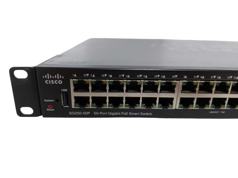 Cisco SG250-50P 50x port gigabit PoE Smart Switch  #
