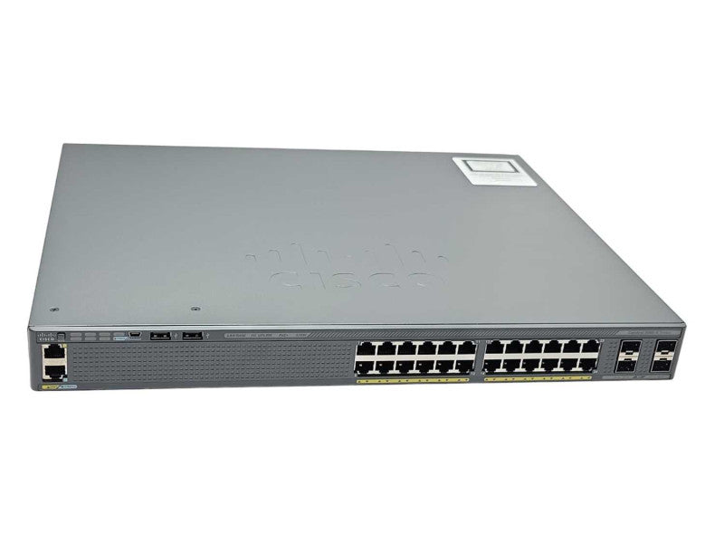 Open-Box Cisco WS-C2960X-24PS-L Catalyst 24 Port GigE PoE 370W, READ _