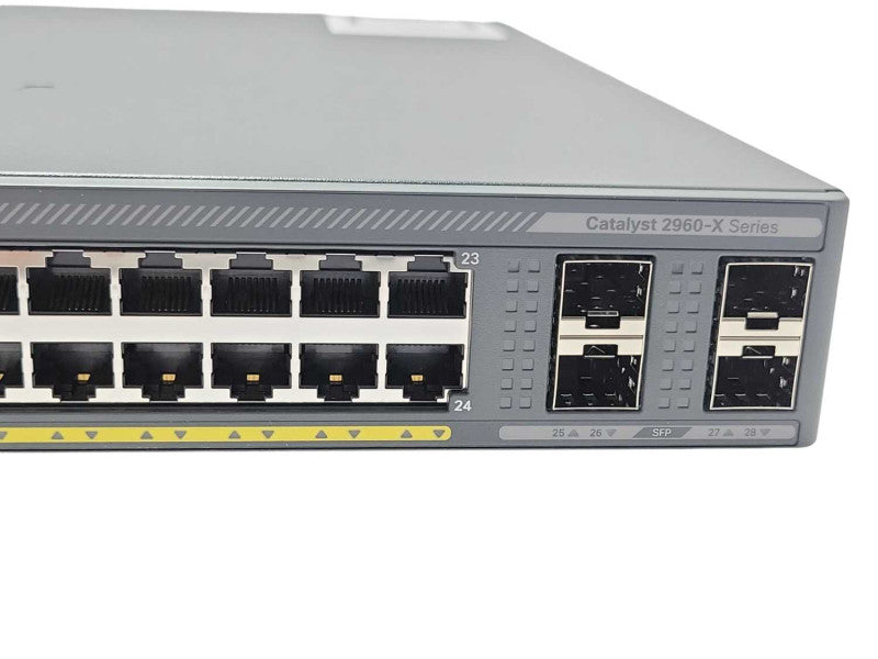 Open-Box Cisco WS-C2960X-24PS-L Catalyst 24 Port GigE PoE 370W, READ _
