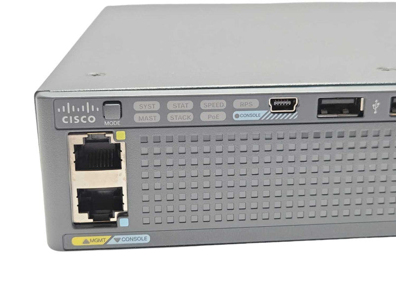 Open-Box Cisco WS-C2960X-24PS-L Catalyst 24 Port GigE PoE 370W, READ _