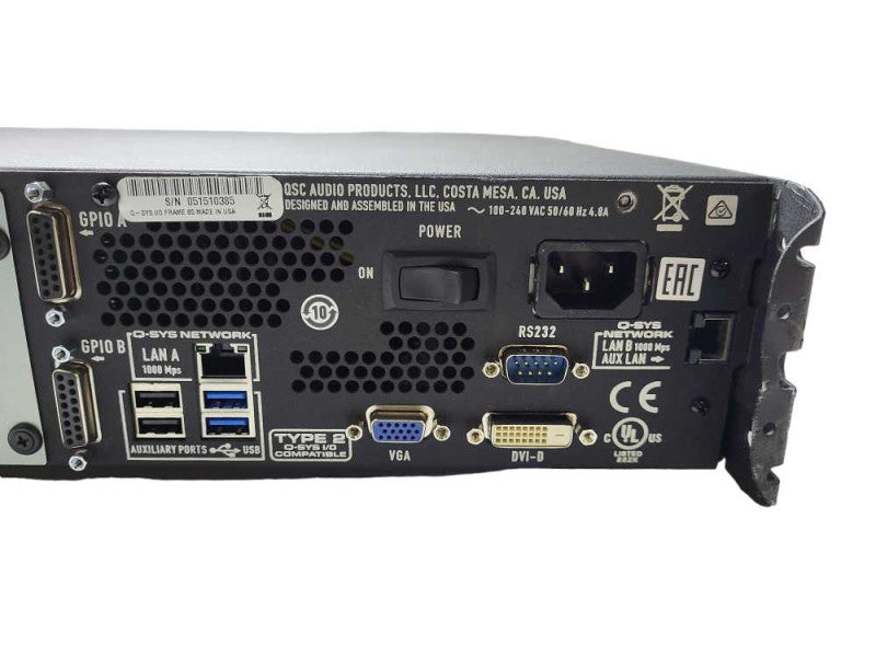 QSC Q-SYS I/O Frame 8s READ $