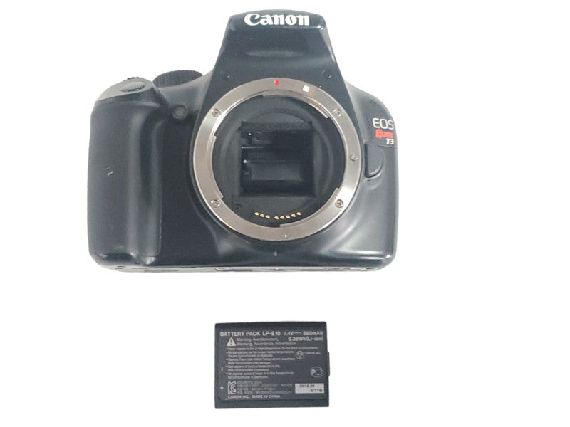 Canon Rebel T3 12.2MP Digital Camera, Body Only (AS-IS) |