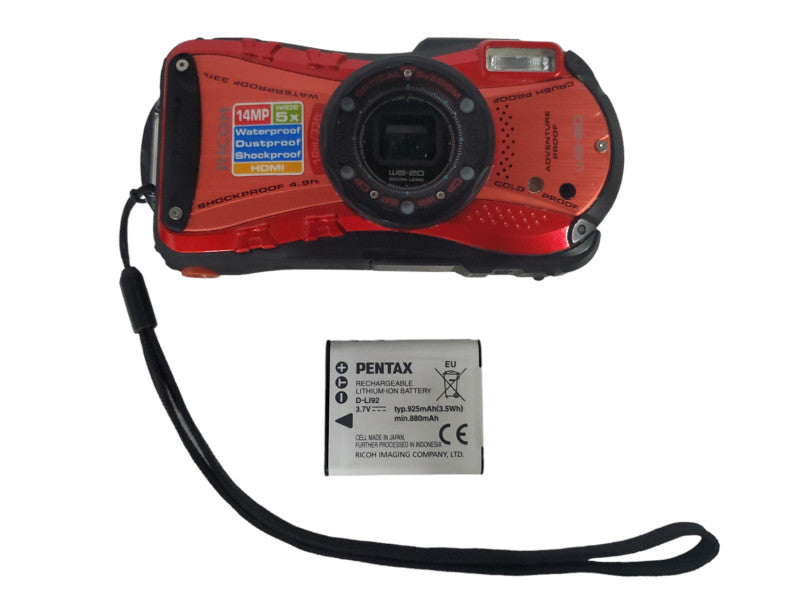 RICOH Adventure Proof WG-20 14MP Digital Camera (AS-IS) |