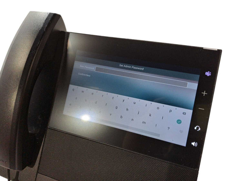 Polycom CCX 600 Business PoE Touch IP Phone Microsoft Teams | Factory Reset  Q)