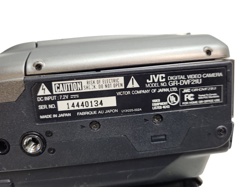 JVC GR-DVF21U CyberCam MiniDV Video Camera Camcorder &
