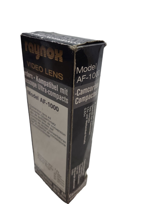 Raynox Video Lens AF-1000 Lens Conversion Kit Telephoto Lens .65X & 1.5X &